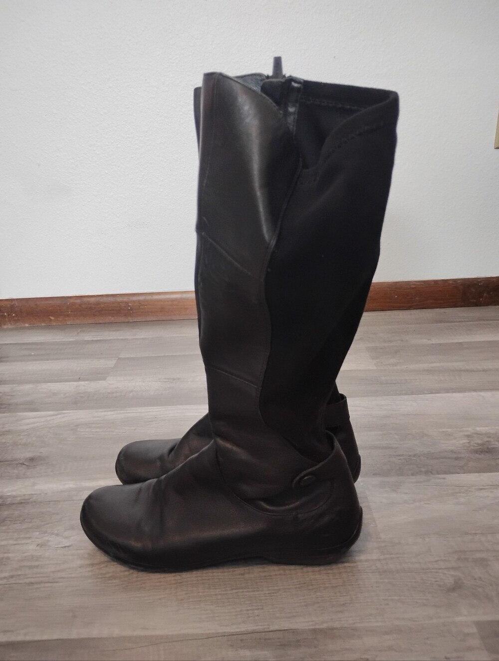 Dansko Black Leather Calf Boots - Picture 2 of 6